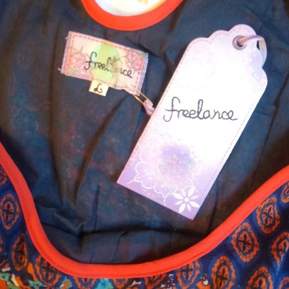 NWT Modcloth Blue Halter Dress - Picture 4 of 6